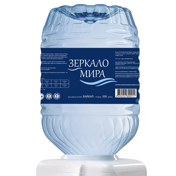 Вода "Зеркало Мира" в одноразовой таре 19 литров от магазина Одежда+