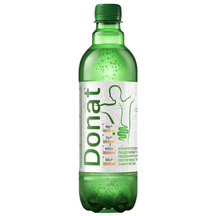 Вода "Donat Mg" (Донат Мг) 0.5 литра, газ., ПЭТ, 12 шт. в уп. от магазина Одежда+