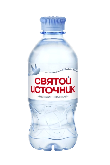 Вода "Святой Источник" 0,33 литра, негаз., ПЭТ, 12 шт. в уп.