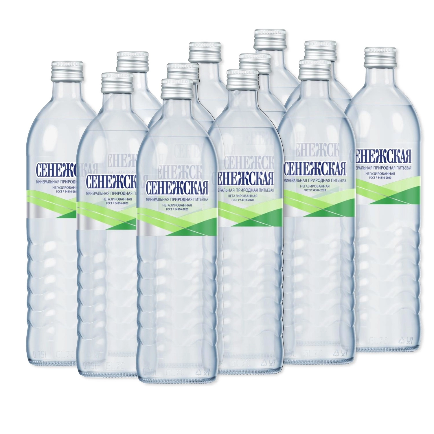 Вода минеральная Сенежская Негазированная 0.75 литра, стекло, 12 шт. в уп. от магазина Одежда+