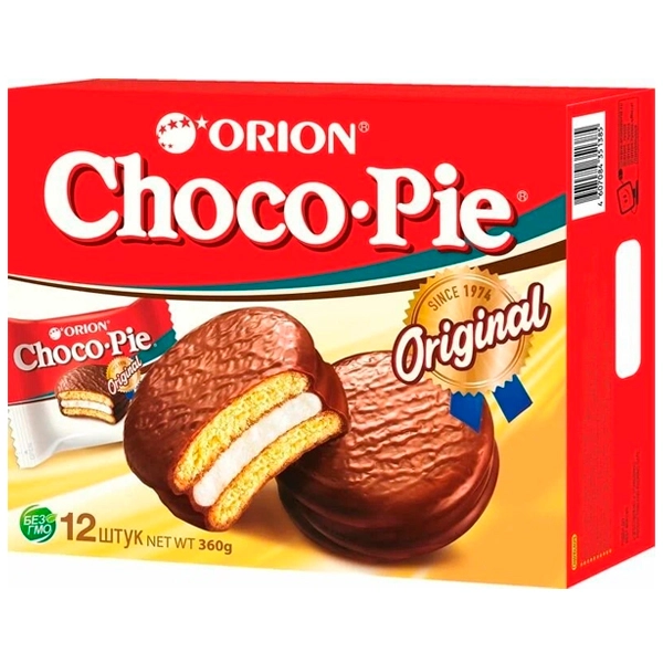 Пирожное "Choco Pie/Чоко Пай" (1 уп/12 шт.*28 гр.)